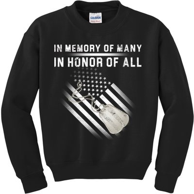 In Memory Of Many In Honor Of All Kids Sweatshirt