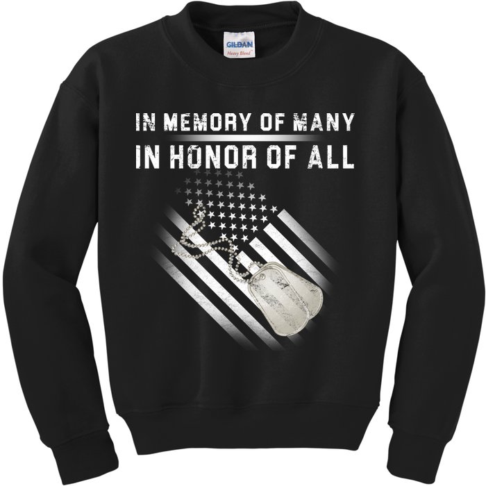 In Memory Of Many In Honor Of All Kids Sweatshirt