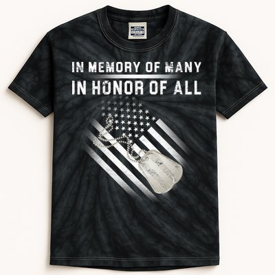 In Memory Of Many In Honor Of All Kids Tie-Dye T-Shirt