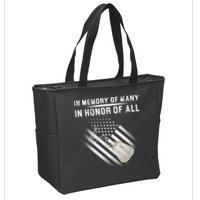 In Memory Of Many In Honor Of All Zip Tote Bag