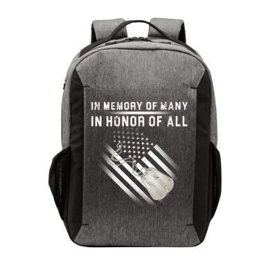 In Memory Of Many In Honor Of All Vector Backpack