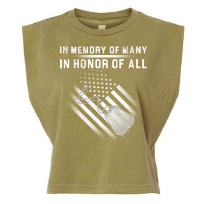 In Memory Of Many In Honor Of All Garment-Dyed Women's Muscle Tee