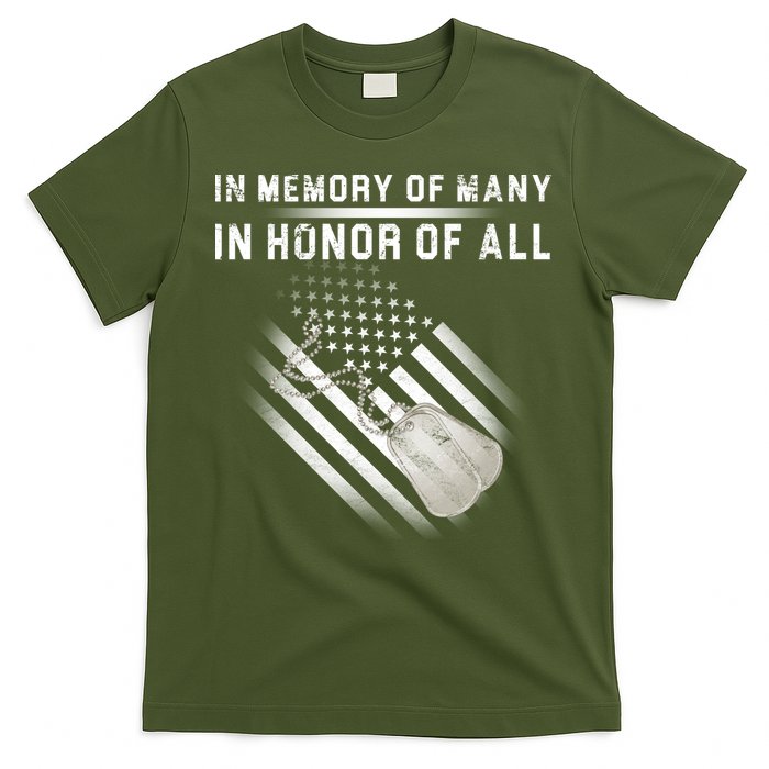 In Memory Of Many In Honor Of All T-Shirt