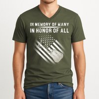 In Memory Of Many In Honor Of All V-Neck T-Shirt