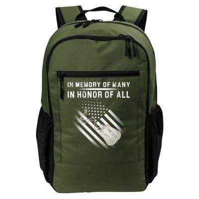 In Memory Of Many In Honor Of All Daily Commute Backpack