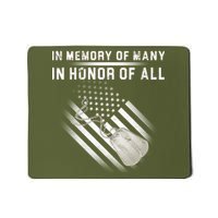 In Memory Of Many In Honor Of All Mousepad