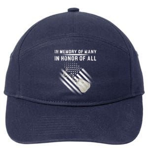 In Memory Of Many In Honor Of All 7-Panel Snapback Hat