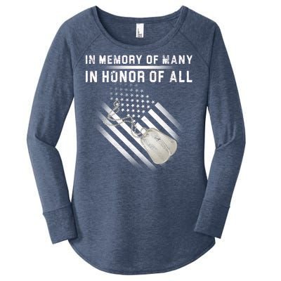 In Memory Of Many In Honor Of All Women's Perfect Tri Tunic Long Sleeve Shirt