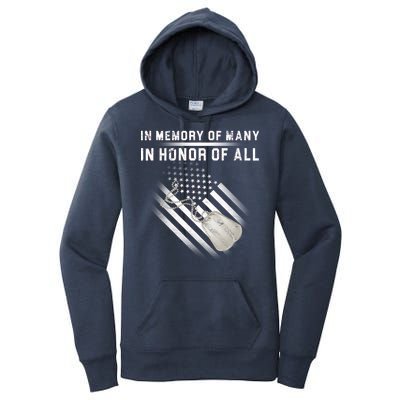 In Memory Of Many In Honor Of All Women's Pullover Hoodie