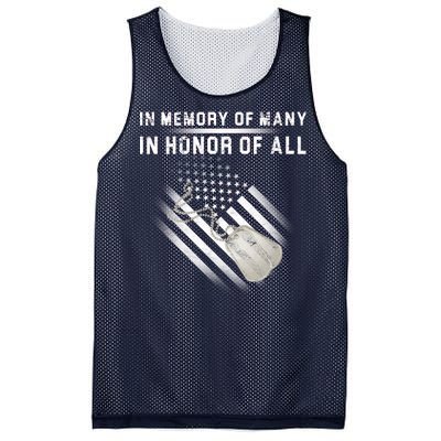 In Memory Of Many In Honor Of All Mesh Reversible Basketball Jersey Tank