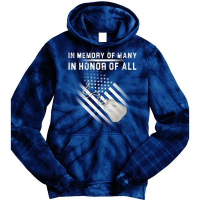 In Memory Of Many In Honor Of All Tie Dye Hoodie