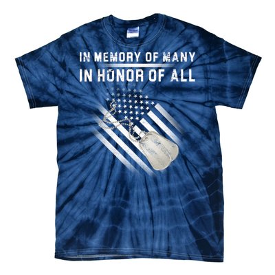 In Memory Of Many In Honor Of All Tie-Dye T-Shirt