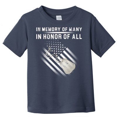 In Memory Of Many In Honor Of All Toddler T-Shirt