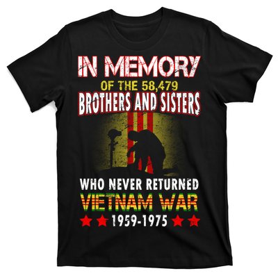 In Memory Of Vietnam Brothers And Sisters T-Shirt