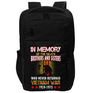 In Memory Of Vietnam Brothers And Sisters Impact Tech Backpack