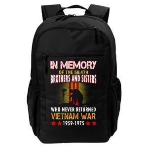 In Memory Of Vietnam Brothers And Sisters Daily Commute Backpack