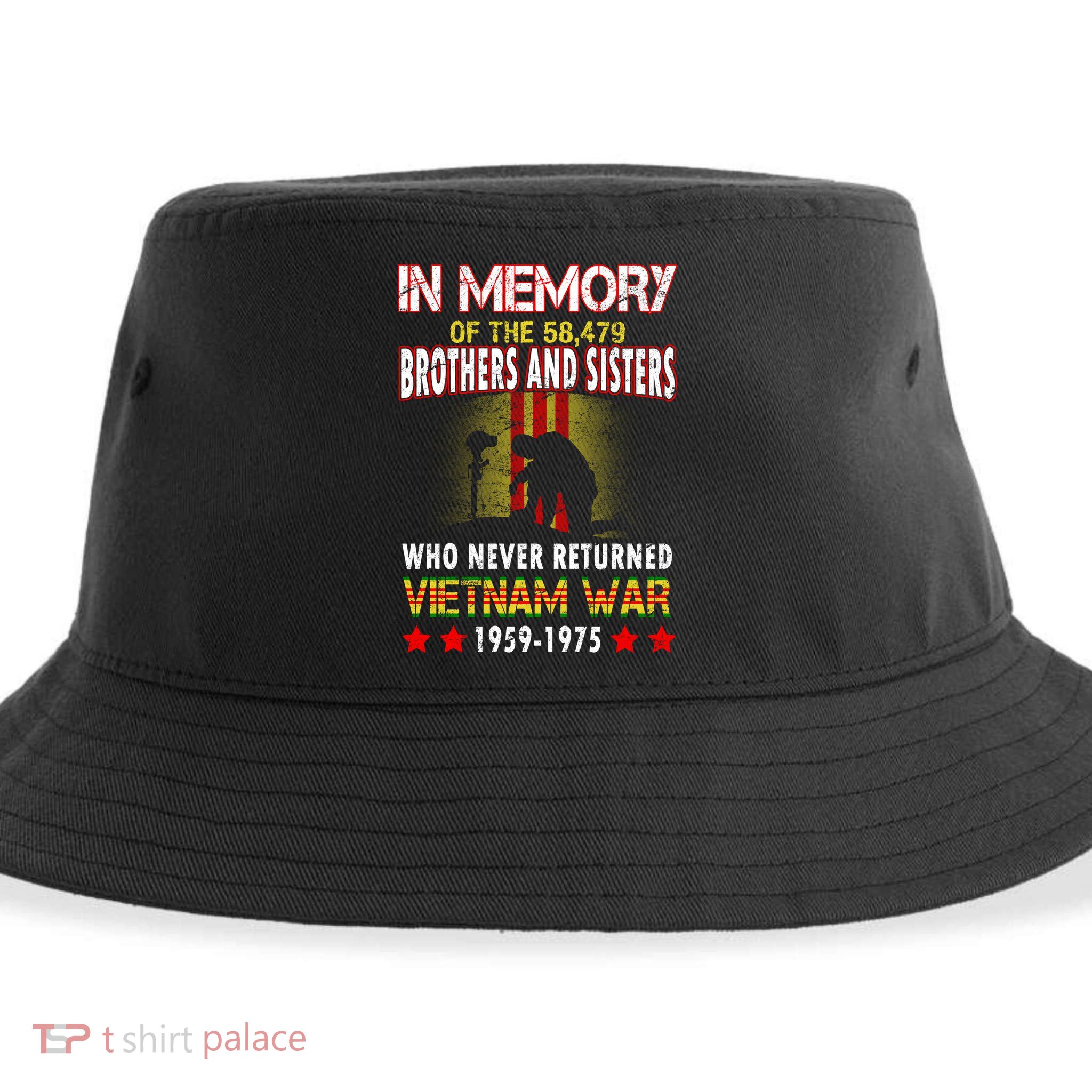 In Memory Of Vietnam Brothers And Sisters Sustainable Bucket Hat