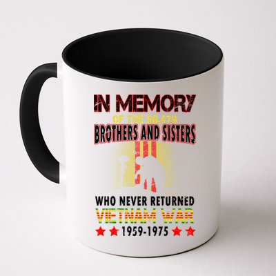 In Memory Of Vietnam Brothers And Sisters Mug