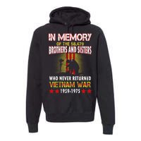 In Memory Of Vietnam Brothers And Sisters Premium Hoodie