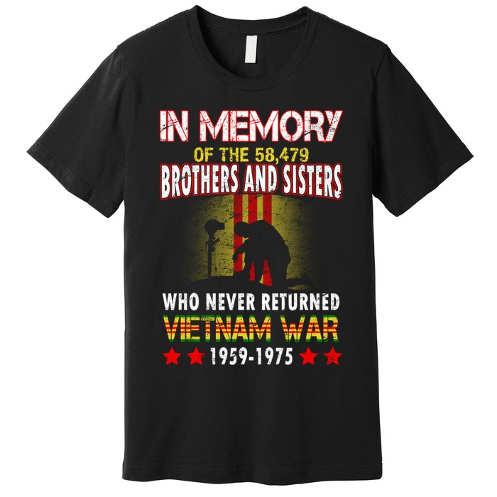 In Memory Of Vietnam Brothers And Sisters Premium T-Shirt