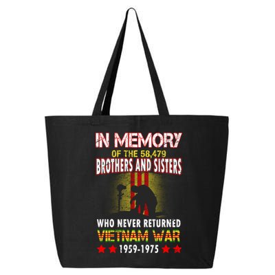 In Memory Of Vietnam Brothers And Sisters 25L Jumbo Tote