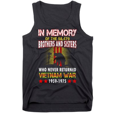 In Memory Of Vietnam Brothers And Sisters Tank Top