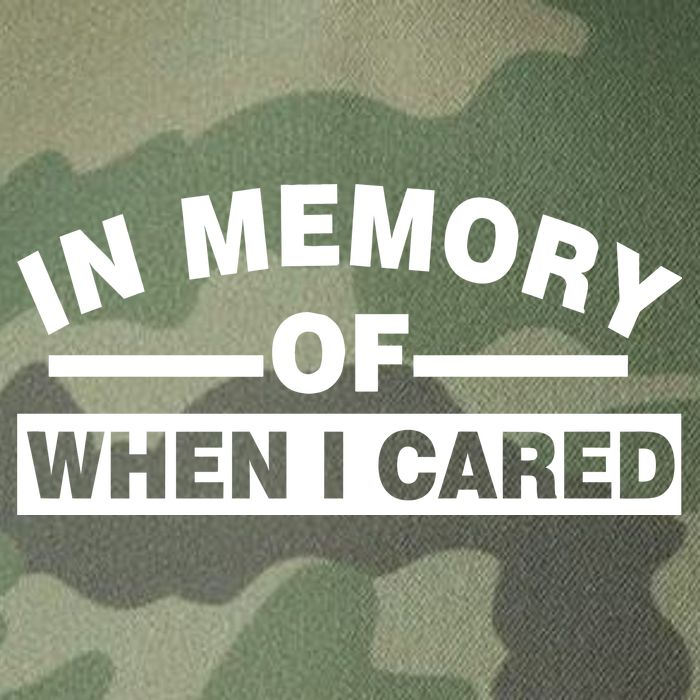 In Memory of When I Cared Legacy Tie Dye Trucker Hat
