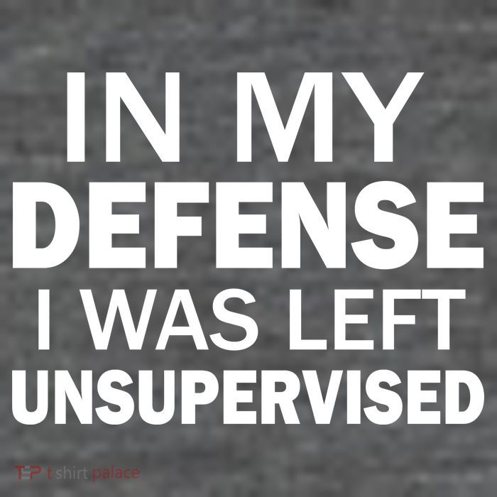 In My Defense I Was Left Unsupervised Flexfit Unipanel Trucker Cap