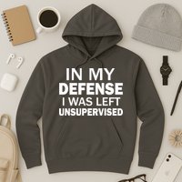 In My Defense I Was Left Unsupervised Hoodie