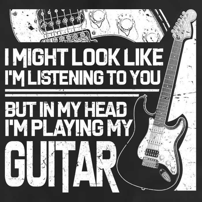 In My Head I'm Playing My Guitar Adult Drive Performance Visor