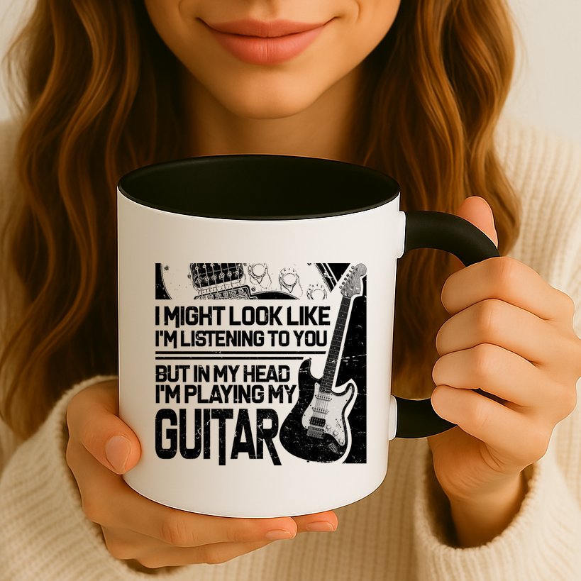In My Head I'm Playing My Guitar Mug