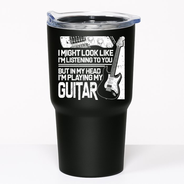 In My Head I'm Playing My Guitar Tumbler