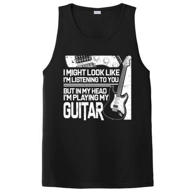 In My Head I'm Playing My Guitar PosiCharge Competitor Tank