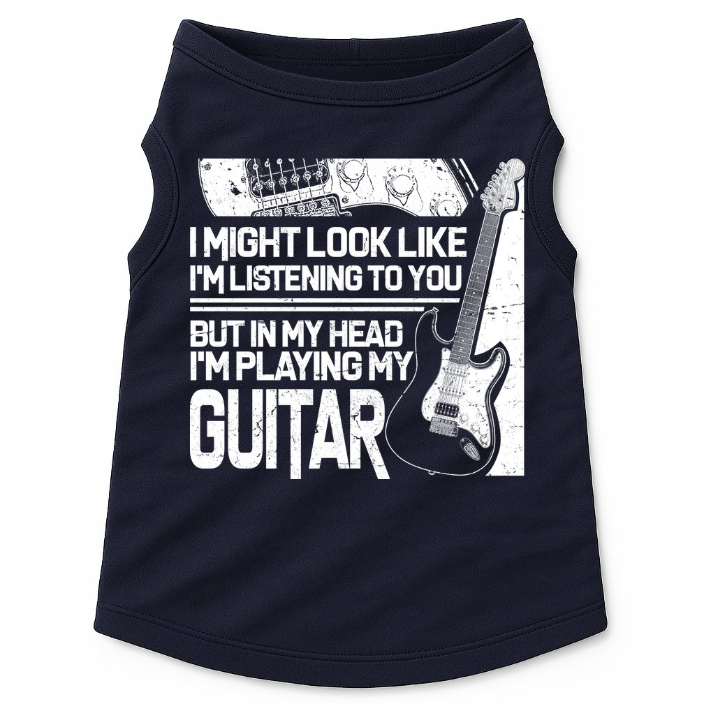 In My Head I'm Playing My Guitar Doggie Tank