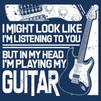 In My Head I'm Playing My Guitar Performance Shirt