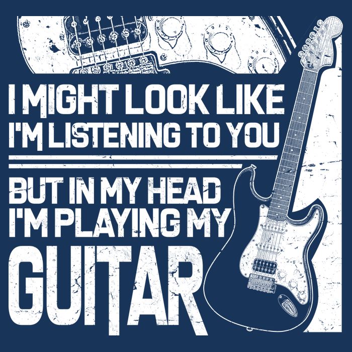 In My Head I'm Playing My Guitar Performance Shirt