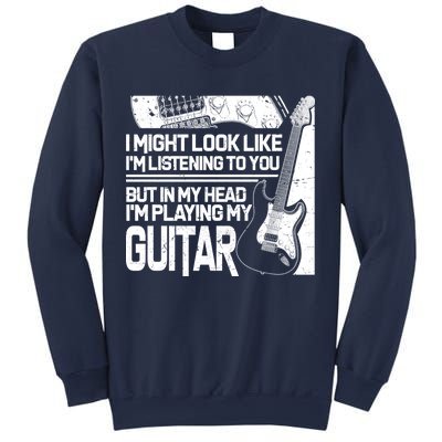 In My Head I'm Playing My Guitar Sweatshirt