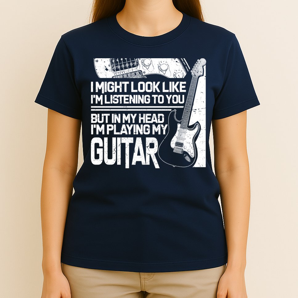 In My Head I'm Playing My Guitar T-Shirt