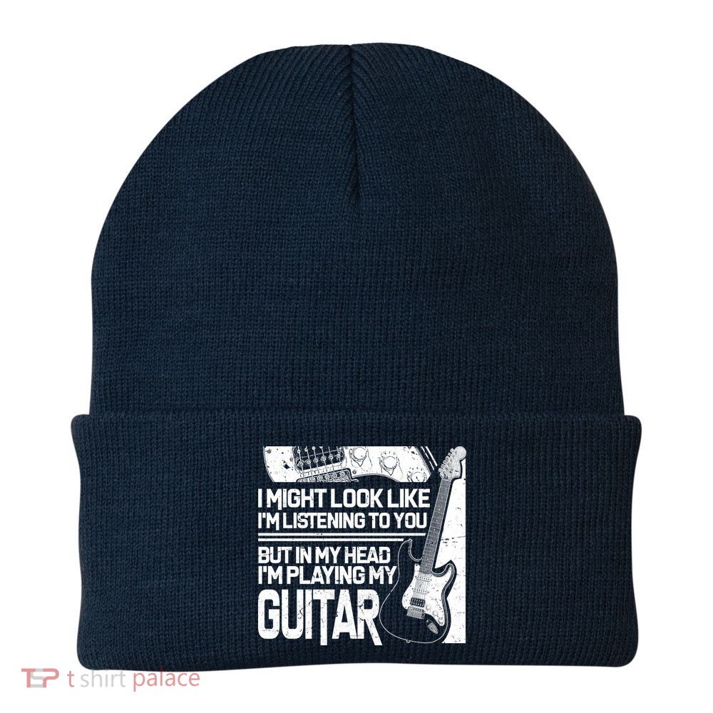 In My Head I'm Playing My Guitar Beanie
