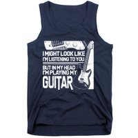 In My Head I'm Playing My Guitar Tank Top