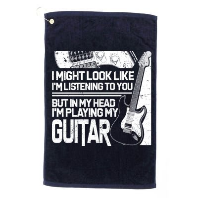 In My Head I'm Playing My Guitar Golf Towel