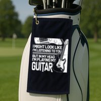 In My Head I'm Playing My Guitar Golf Towel