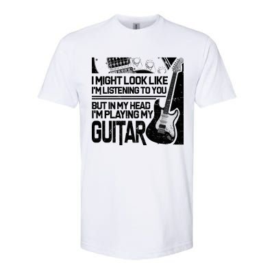 In My Head I'm Playing My Guitar Softstyle CVC T-Shirt