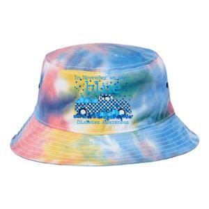 In November We Wear Blue Diabetes Awareness Tie Dye Newport Bucket Hat