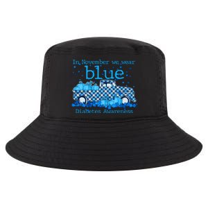 In November We Wear Blue Diabetes Awareness Cool Comfort Performance Bucket Hat