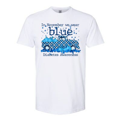 In November We Wear Blue Diabetes Awareness Softstyle® CVC T-Shirt