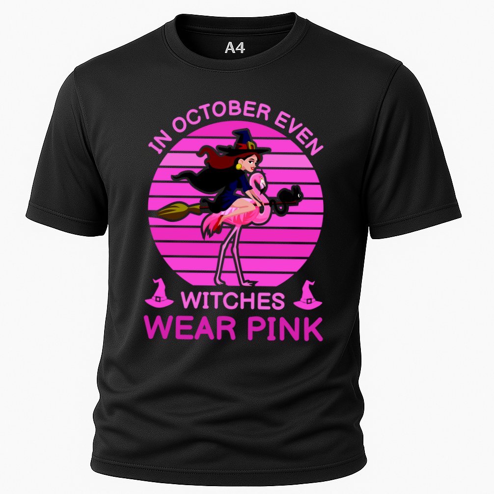 In October Even Witches Wear Pink Performance Shirt