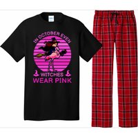 In October Even Witches Wear Pink Pajama Set