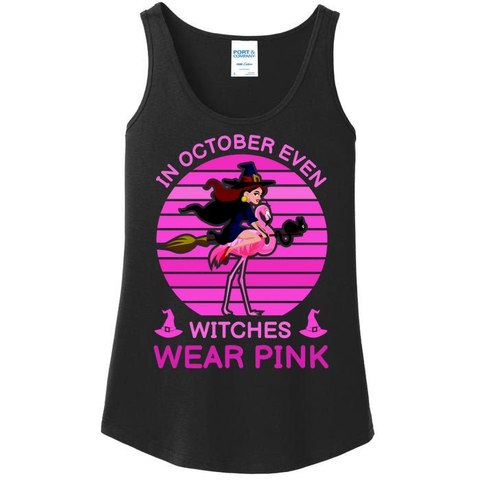 In October Even Witches Wear Pink Ladies Essential Tank