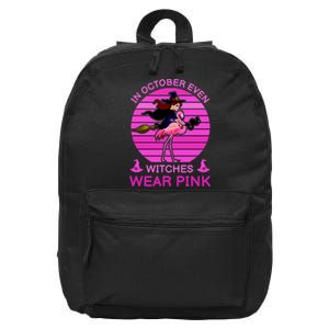 In October Even Witches Wear Pink 16 in Basic Backpack